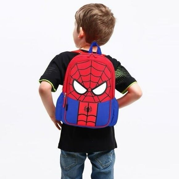 Spiderman Other - Spiderman Backpack Kids Toddler Pre K Kindergarten New Marvel Red Blue School